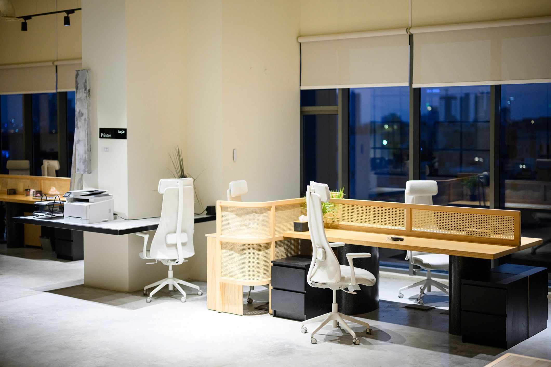Professional office workspace representing legal operations